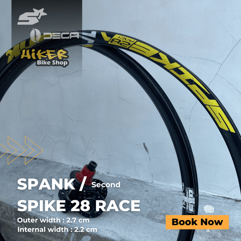 Jual PAKET Rims Bike SPANK SPIKE 28 RACE dan Hubset DECA | Shopee