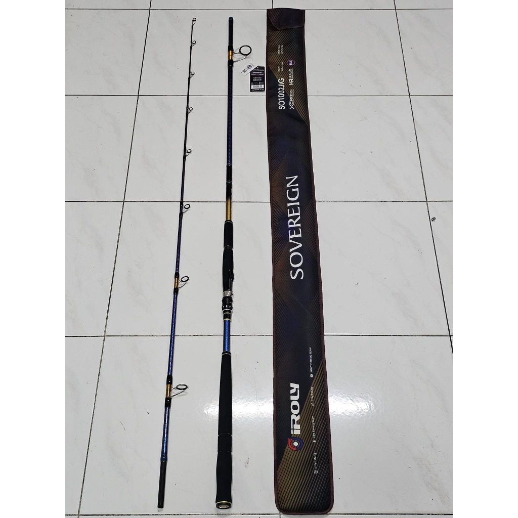 Jual Rod SPINNING IROLY SOVEREIGN SHORE JIGGING X-CROSS CARBON | Shopee ...