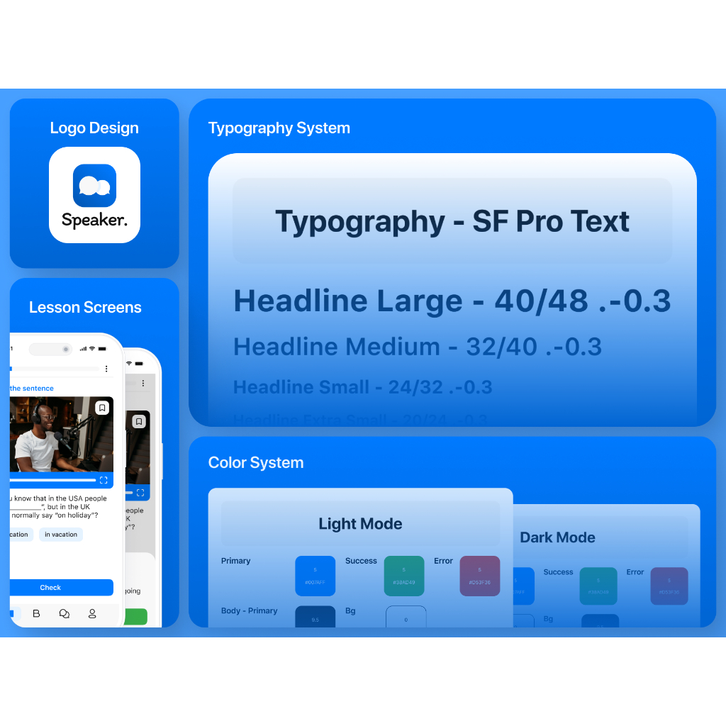 Jual Language Learning App - Premium Figma UI Kit | Shopee Indonesia