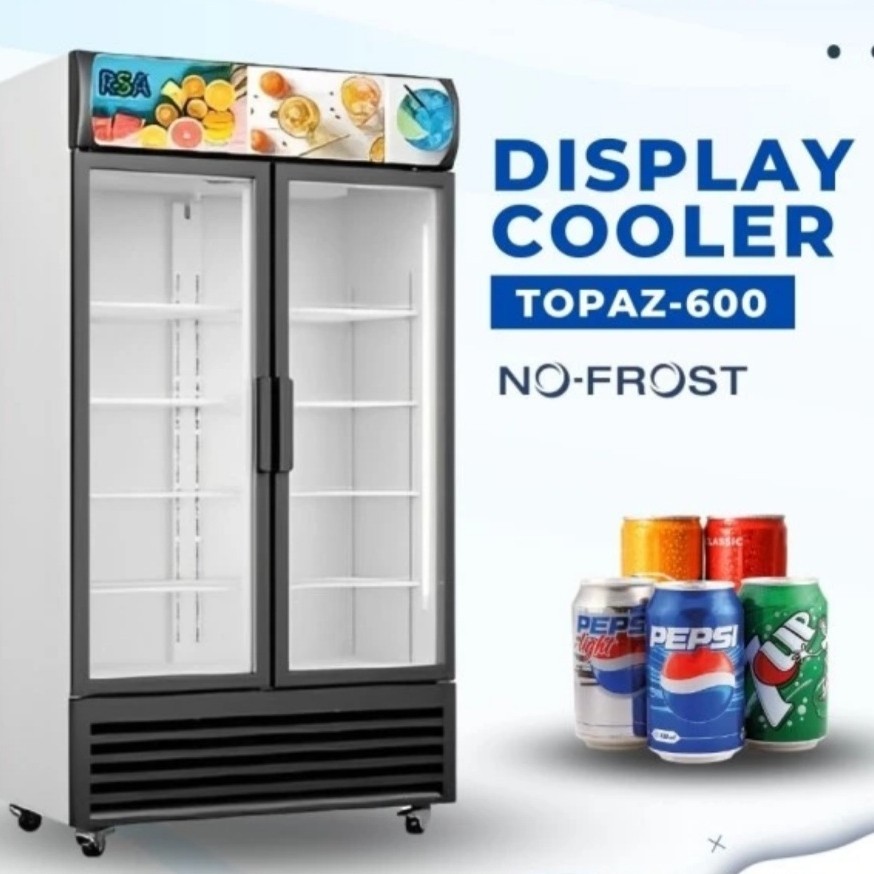 Jual RSA DISPLAY COOLER 2 DOOR TOPAZ-600 SHOWCASE 2 DOOR TOPAZ-600 ...
