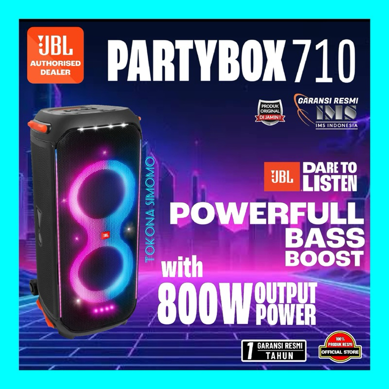 Jual JBL Partybox 710 Party Speaker with 800W RMS Powerful Sound, Built ...