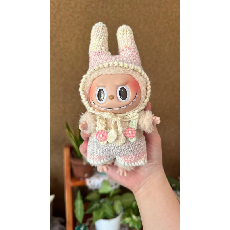 Jual Popmart Labubu Macaron Costume Rajut Handmade (Baju Labubu ...