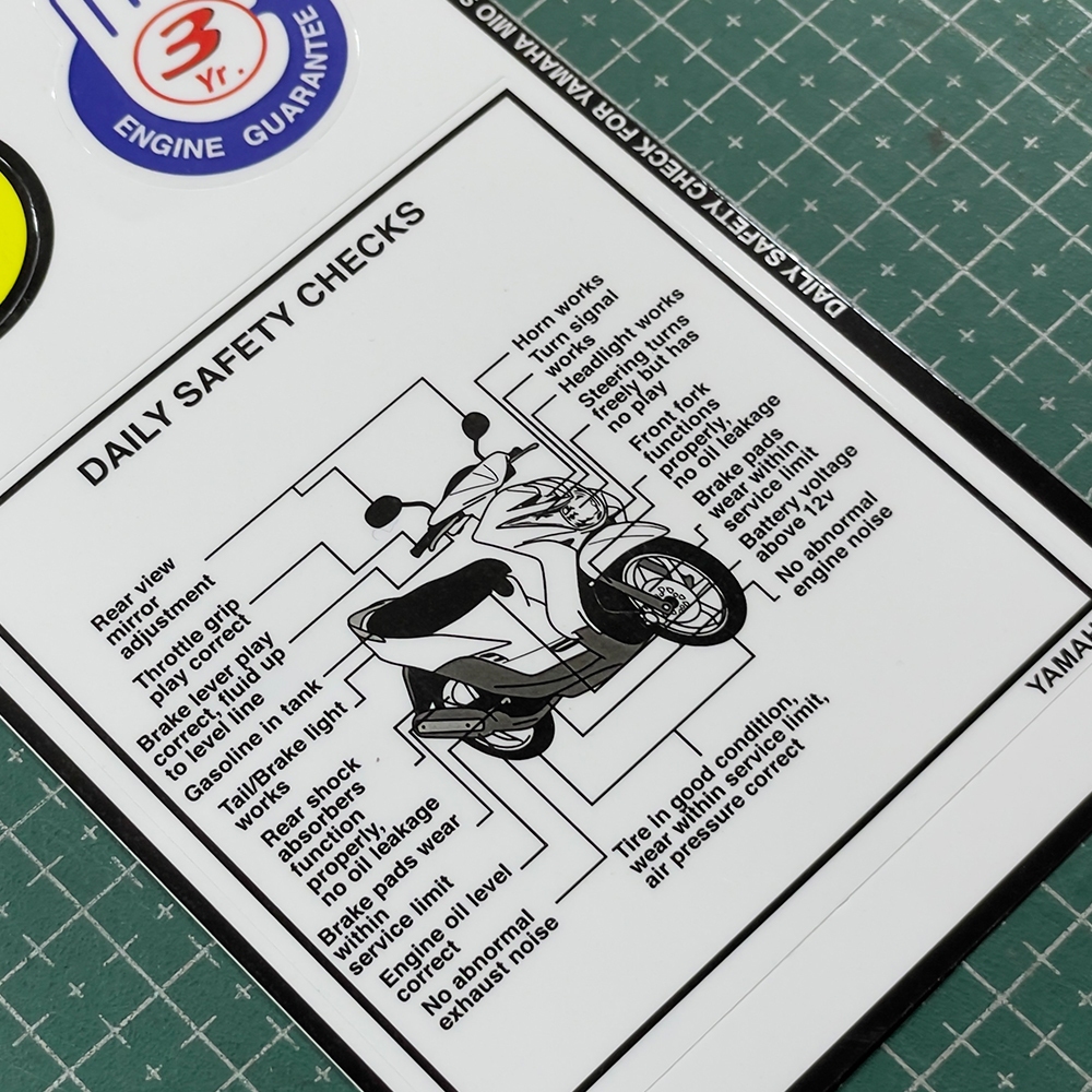 Jual Sticker detail/Warning Decals/Sticker Warning/Stiker pelengkap ...
