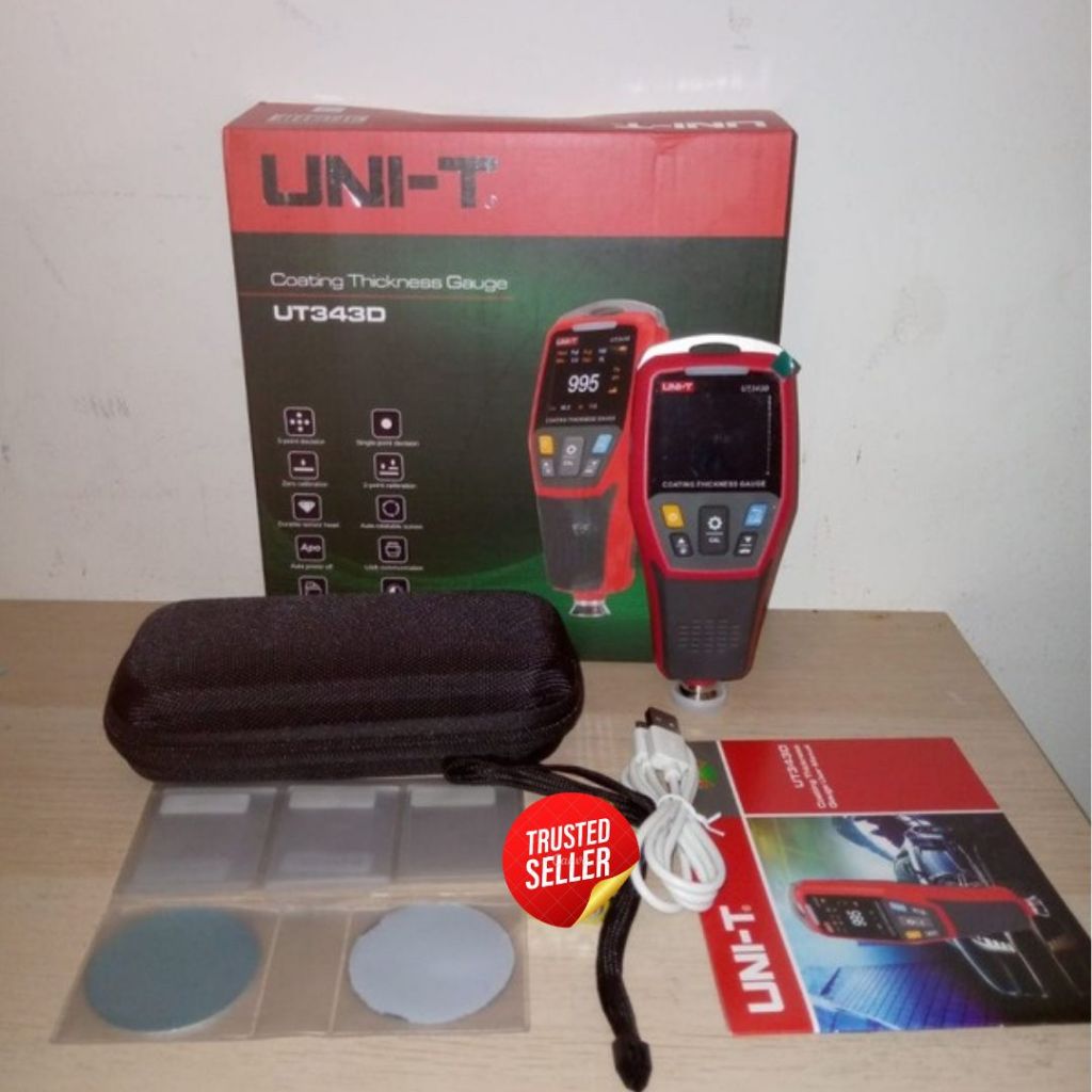 Jual UNI-T UT343D Coating Thickness Gauge Alat Ukur Ketebalan Cat UT ...