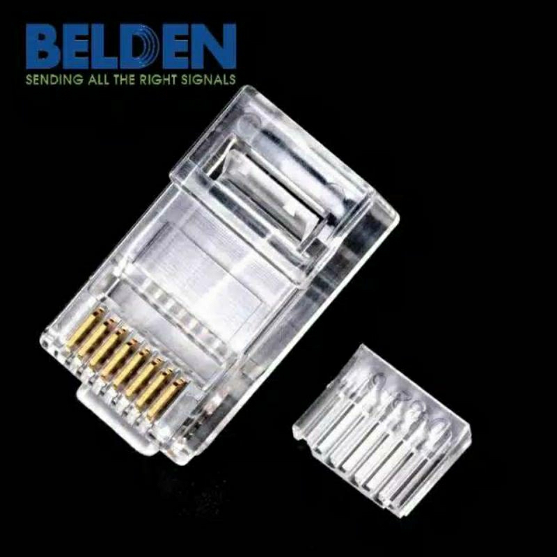 Jual Konektor RJ 45 Belden RJ45 Cat 6 Original isi 2 pcs | Shopee Indonesia