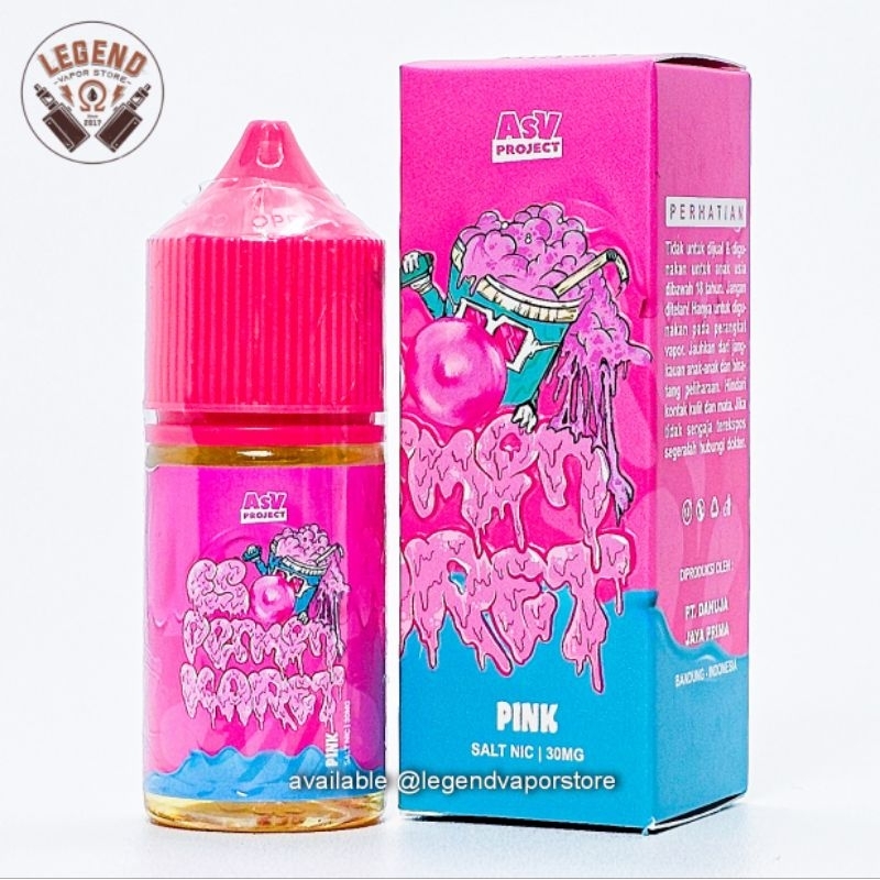 Jual SALT NIC - LIQUID ES PERMEN KARET Strawberry Ice Bubblegum 30ML ...