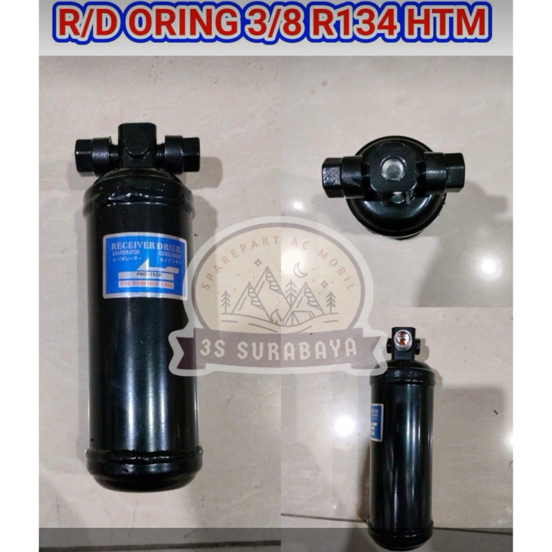 Jual Drier 3/8 Oring R134 Besi Hitam Ac Mobil Filter Dryer Receiver ...