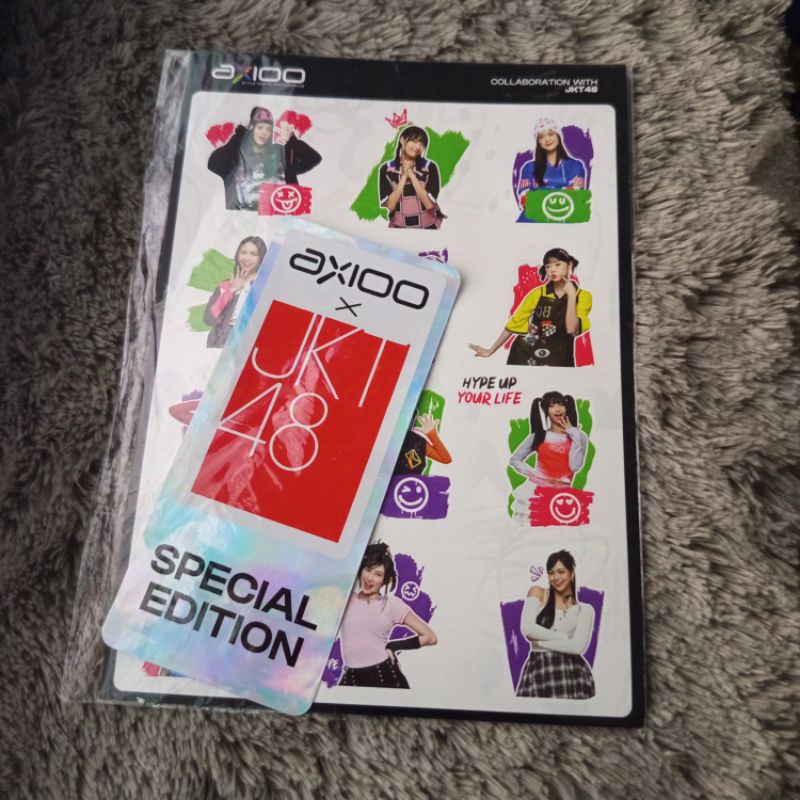 Jual ( TERMURAH ) STIKER AXIOO X JKT48 LIMITED EDITION 100% OFFICIAL ...