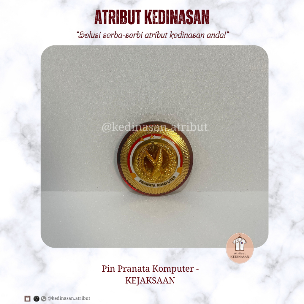 Jual Pin Pranata Komputer Kejaksaan - Tanda Jabatan Fungsional | Shopee ...