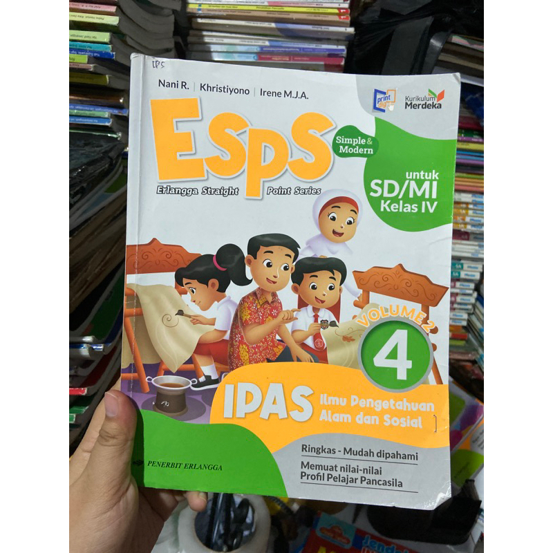 Jual Esps ipas ilmu pengetahuan alam dan sosial volume 2 kelas 4 SD ...