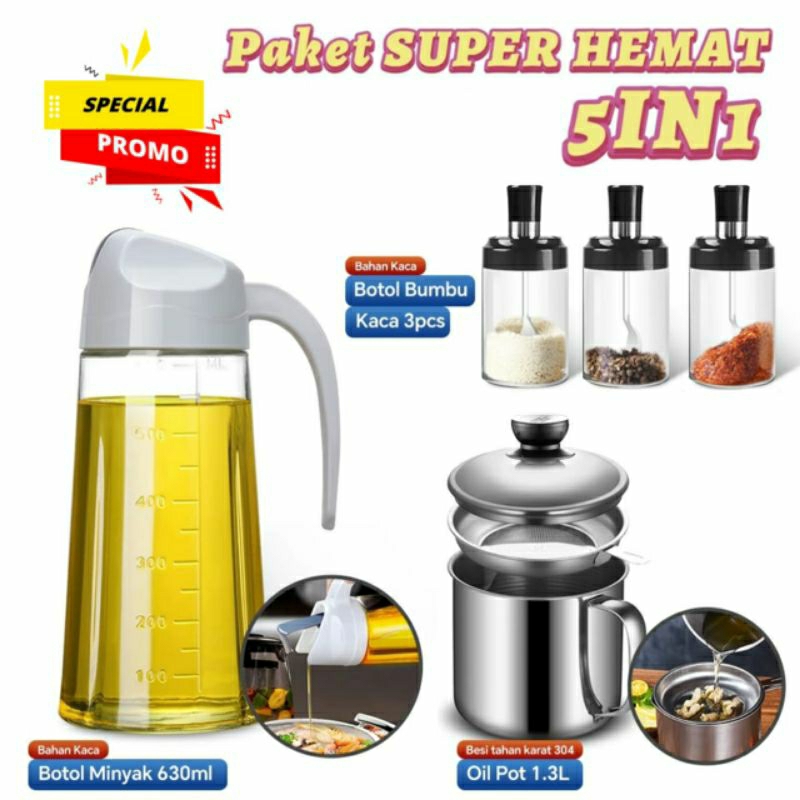 Jual Paket 5in1 Minya Botol 630ml | Shopee Indonesia