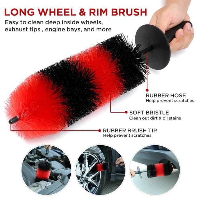 Jual Sikat Pembersih Roda Brush Cleaning Car Multifungsi Sikat ...