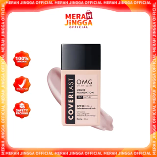 OMG Oh My Glam Coverlast Liquid Foundation - Alas Bedak | Merah Jingga Official