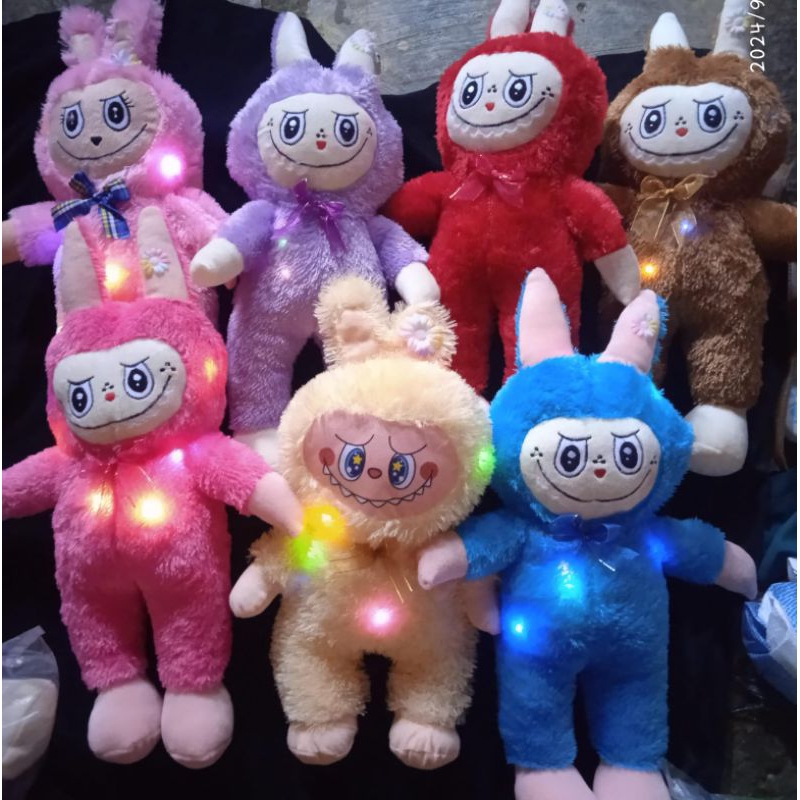 Jual Boneka labubu L LED the monster exciting macaron | Shopee Indonesia