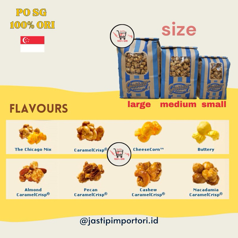 Jual Garrett Popcorn (pre-order) | Shopee Indonesia