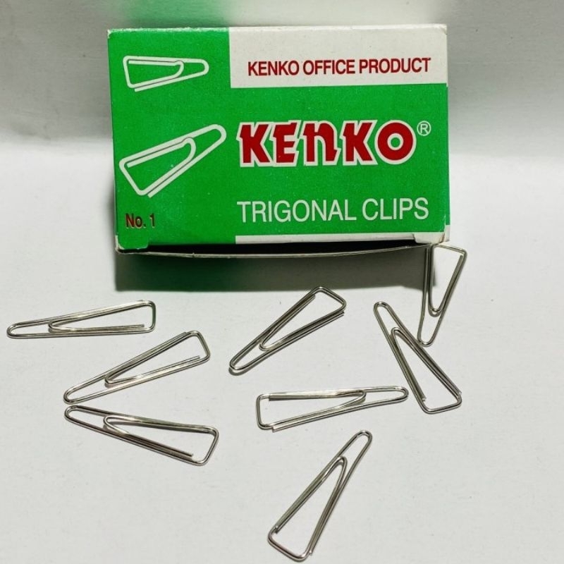 Jual paper clip / paperclip kenko & joyko / peperclip trigonal / TC ...