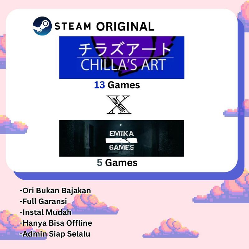 Jual Paket Game PC 18 in 1 Original Stim | Shopee Indonesia