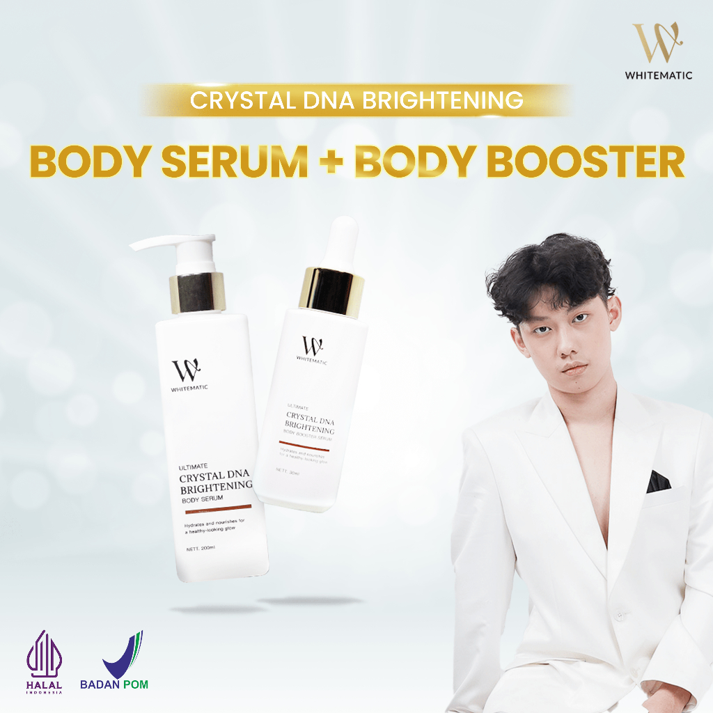 Jual WHITEMATIC BODY SERUM + BODY BOOSTER ULTIMATE DNA | Shopee Indonesia
