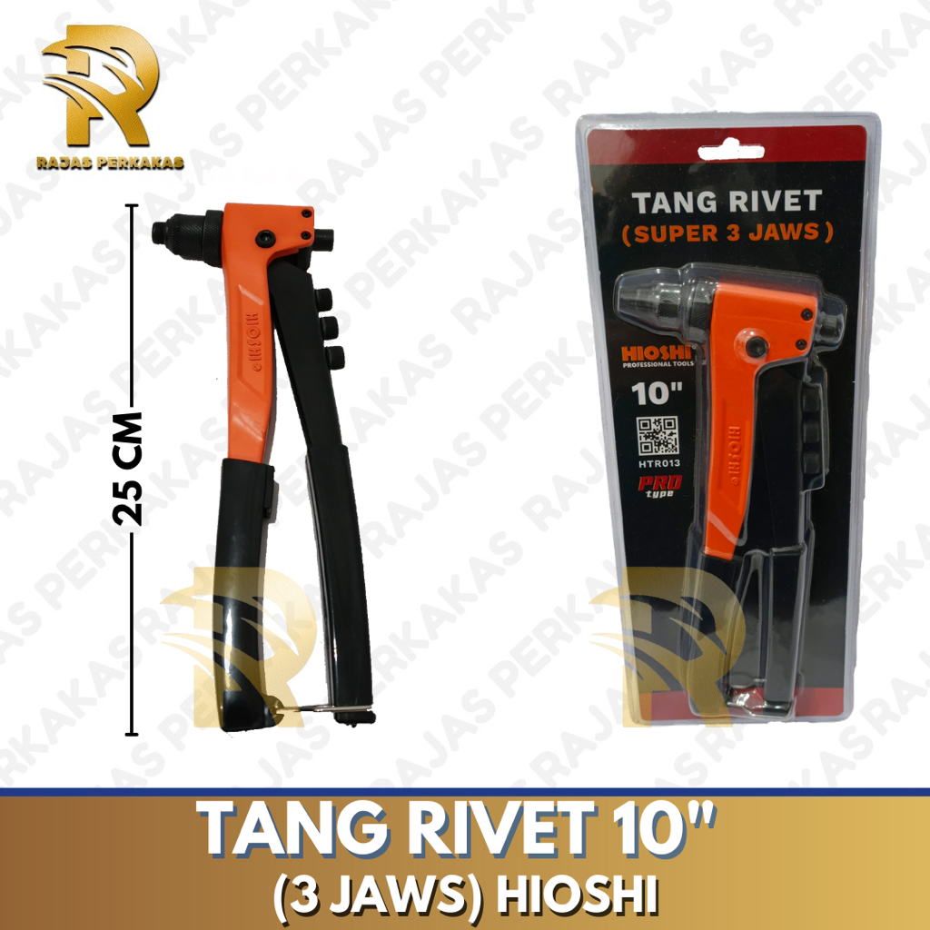 Jual TANG RIVET 10” (SUPER 3 JAWS) HIOSHI | Shopee Indonesia