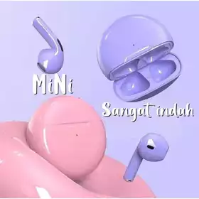 Pro6 TWS Headset Earphone Bluetooth Henset Bloetooth Wireless Sport Handsfree Bt Earbuds