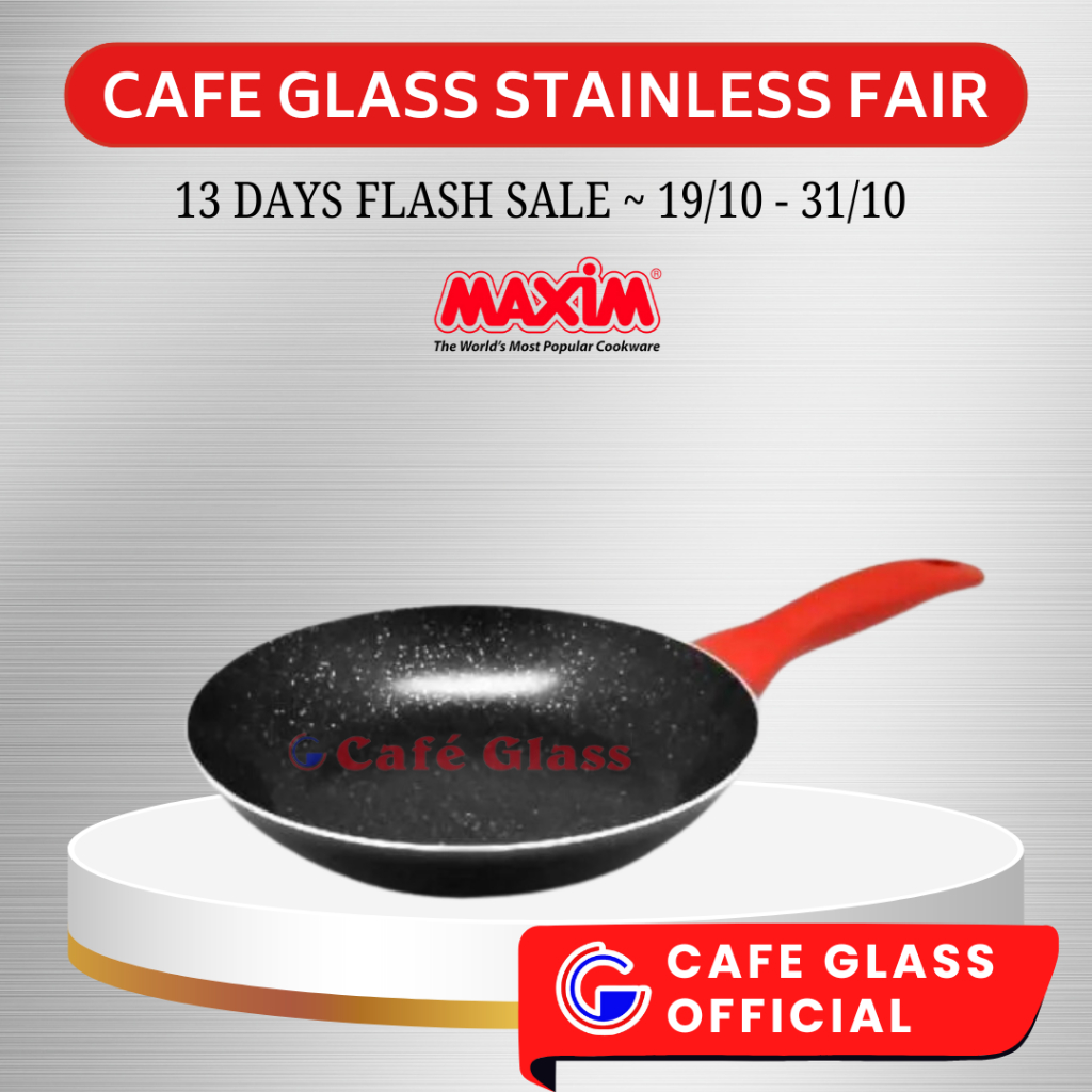 Maxim New Prestige Wajan Teflon Anti Lengket 20Cm Frypan