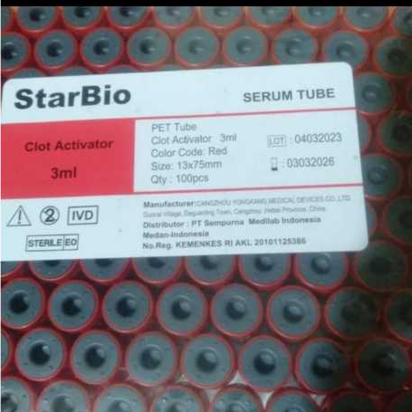 Jual Tabung Plain 3ml Starbio | Shopee Indonesia