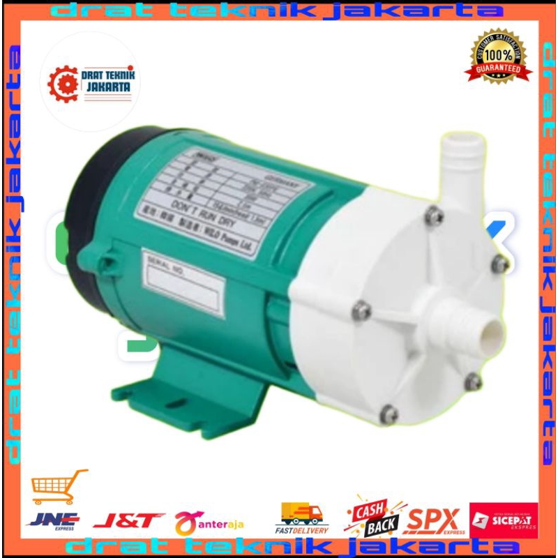 Jual POMPA KIMIA ROTOR MD 40RM CHEMICAL PUMP POMPA KIMIA MAGNET DRIVE ...