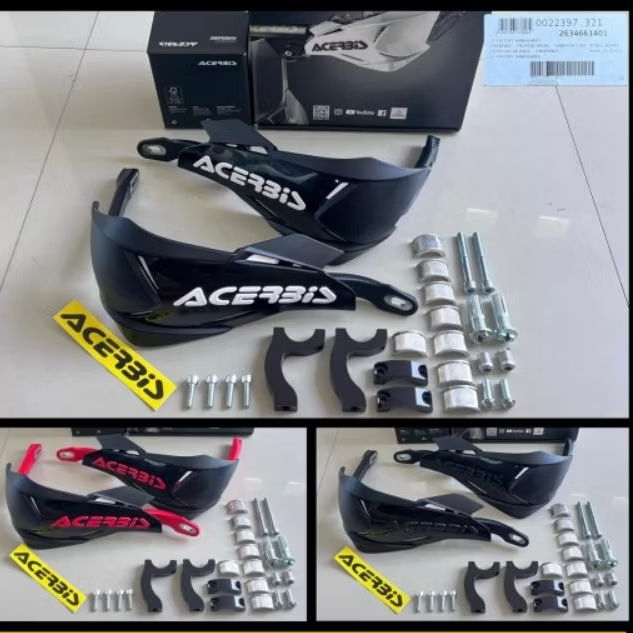 Acerbis X-Ultimate Hand Guard Guardia de manos Negro Naranja un tamaño