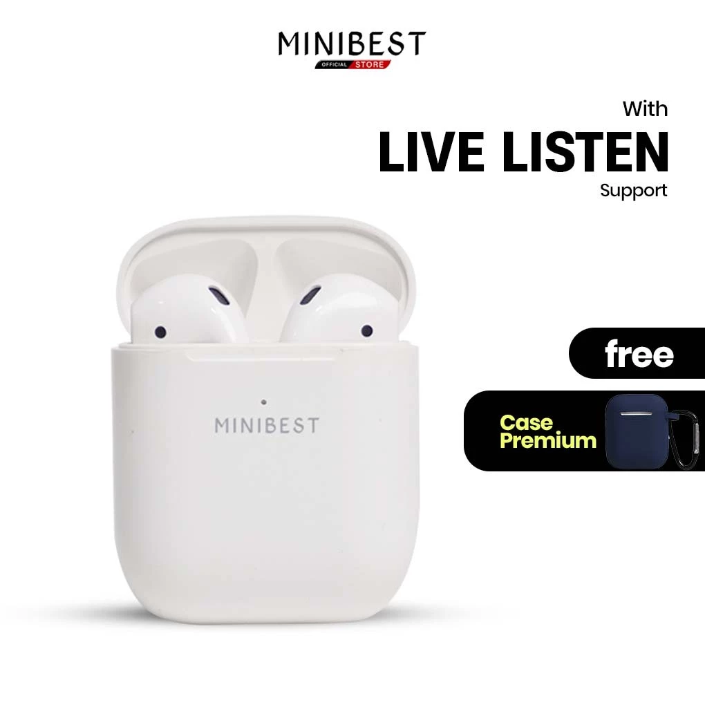 MINIBEST M2 TWS Earphone Headset Bluetooth V5.2 Wireless Charging