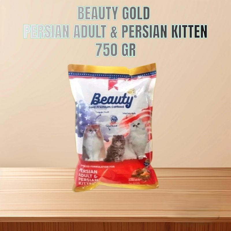 Jual Makanan Kucing Beauty Gold Premium Repack 750 grm | Shopee Indonesia