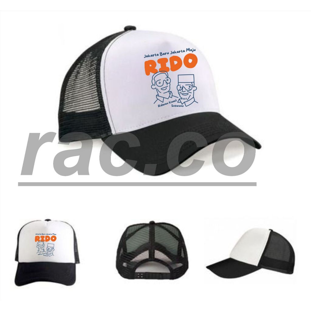 Jual [COD] Topi RIDO / Ridwan Kamil - Suswono Cagub Jakarta 2024 ...