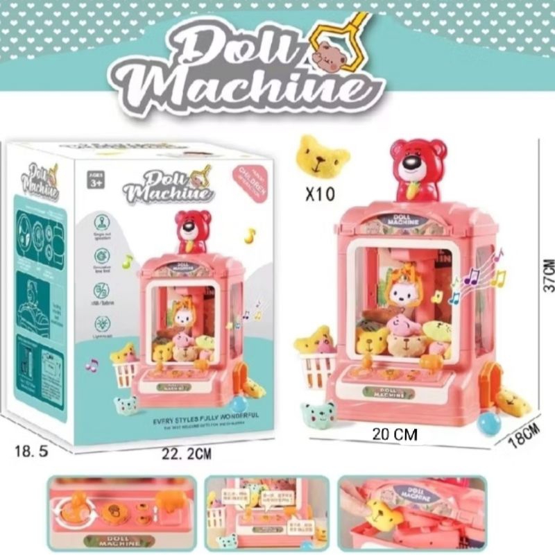 Jual (INSTAN) MAINAN MESIN CAPIT BONEKA DOLL MACHINE | Shopee Indonesia