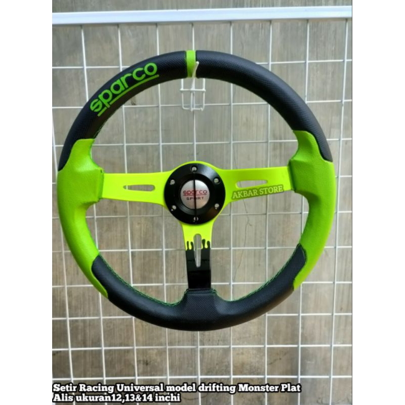 Jual Setir Steer Stir Racing Universal Model monster terbaru ukuran 12 ...