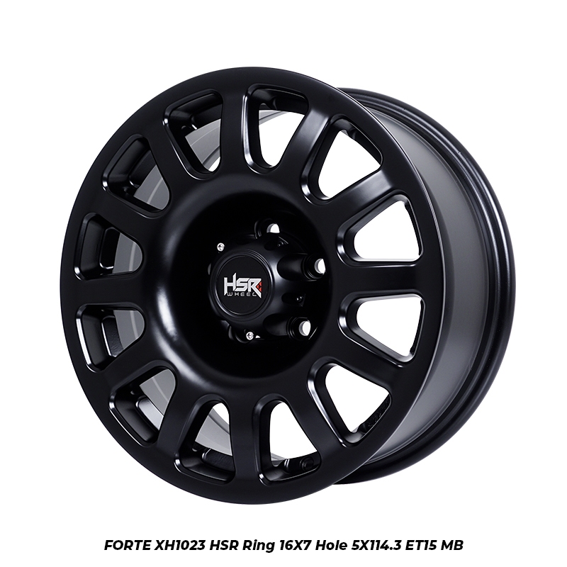 Jual VELG MOBIL HSR FORTE RING 16 LEBAR 7 INCHI PCD 5X114,3 BLACK ...