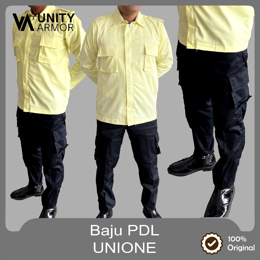 Jual Seragam PDL Satpam / Security krem celana Hitam. Baju PDL Satpam ...
