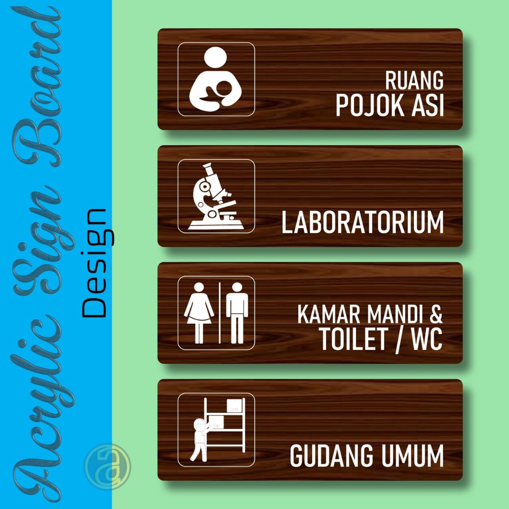 Jual Papan Nama Ruangan Rumah Sakit, Puskesmas & Faskes - Sign Board ...