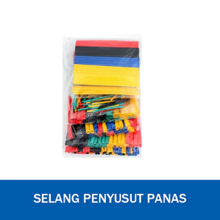 Selang Penyusut Panas Heatshrink Tube Isolasi Penutup Pelindung Kawat