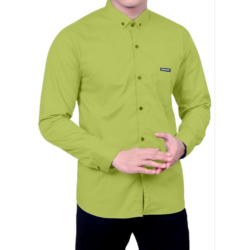 Kemeja Lengan Panjang Mess Misty Green main image 1