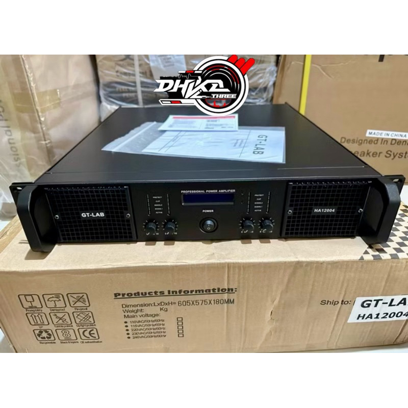 Jual Power Amplifier GT LAB HA 12004 Original Class H Power GT LAB AH ...