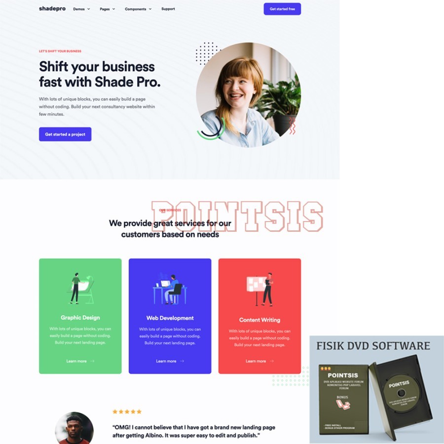 Template Lengkap Website Bisnis Multi Fungsi ReactJs NextJS Full Sourc