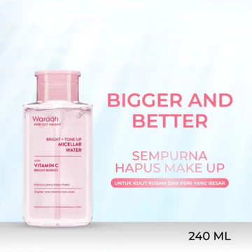 Wardah Micellar Water Series Lightening Acnederm Perfect Bright Nature Daily