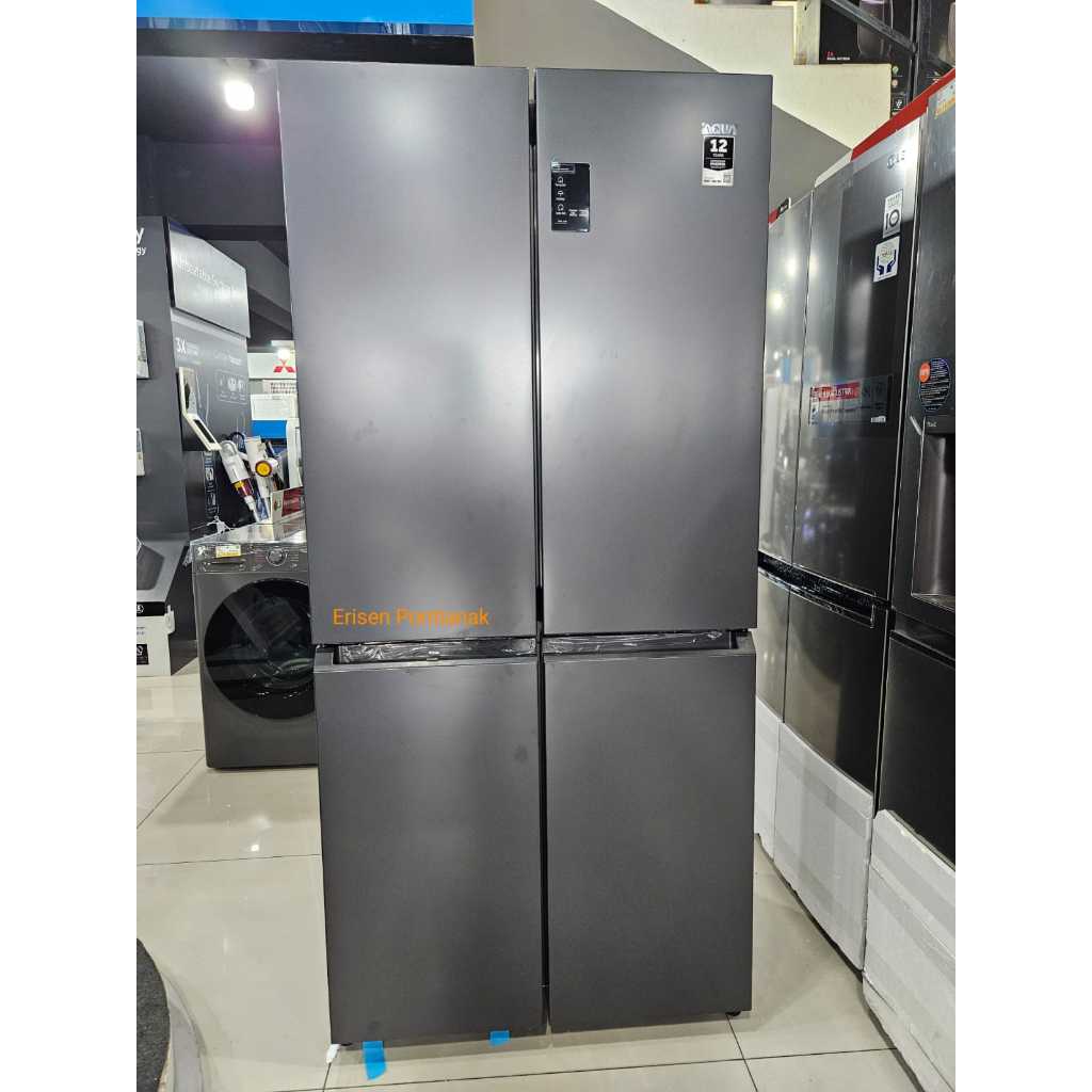 Jual AQUA KULKAS SIDE BY SIDE 4 PINTU AQR-IM545AM (GB) - INVERTER HEMAT ...