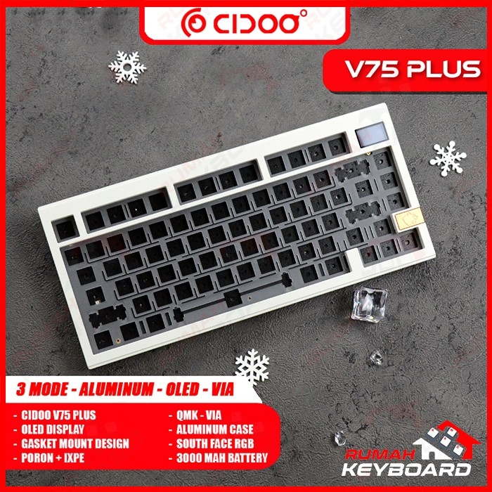Jual CIDOO - V75 - Plus - Oled - ALU - VIA - South - Mechanical ...