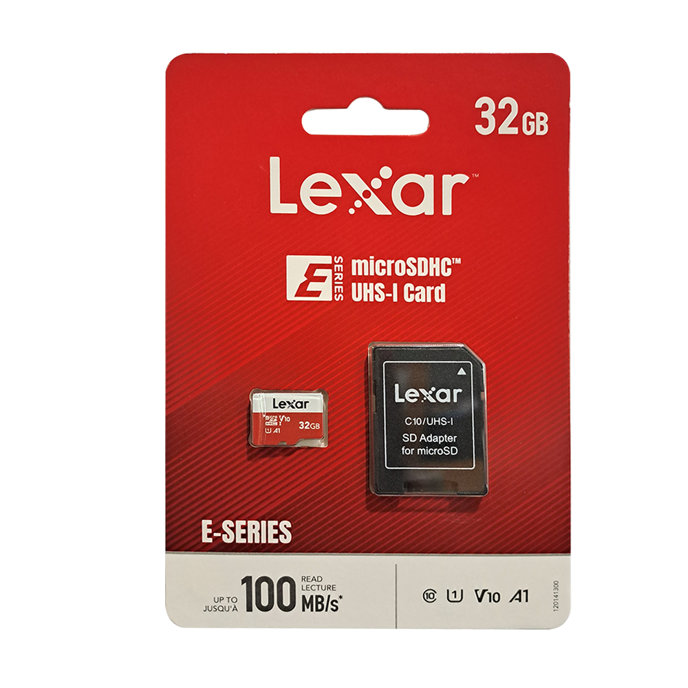 Jual Lexar E-Series Micro SDHC UHS-I V10 A1 100MB/s With Adapter - 32GB ...