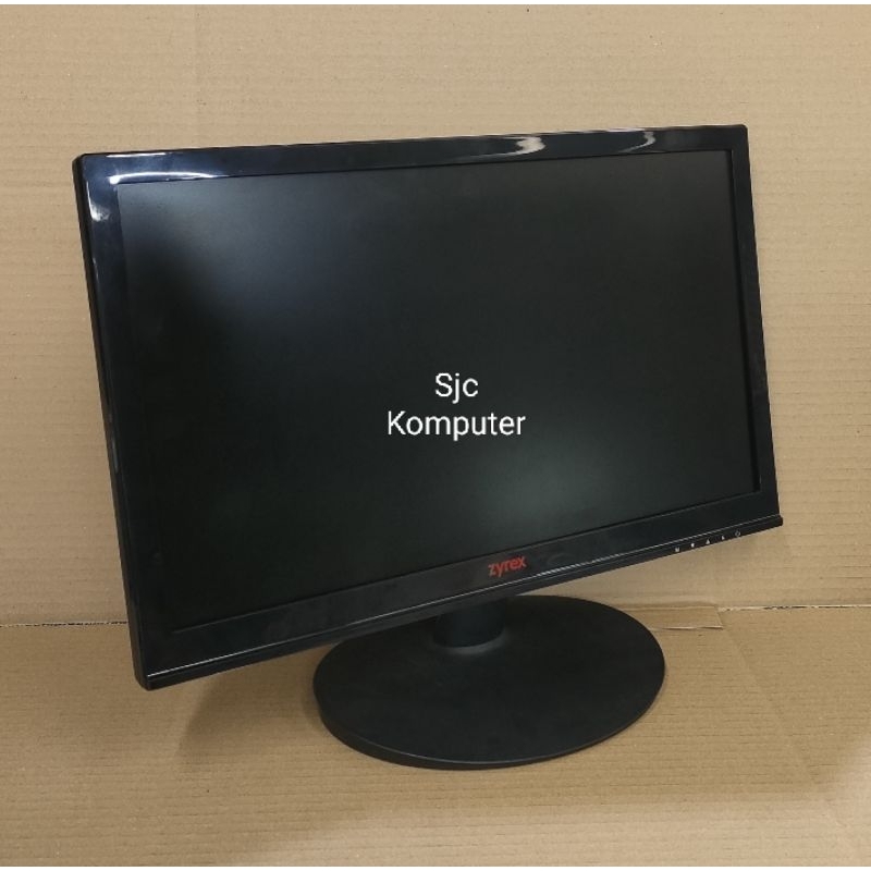 Jual Monitor Led Zyrex 18,5/19Inch Wide Screen Like New & Bergaransi ...