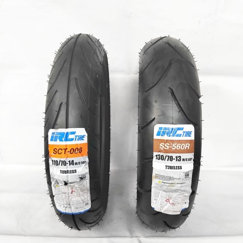 新車　110/70-14 130/70-13 PCX160 125 IRC Jual PCX 160 !! IRC Ban Motor (110 70 14 / 130 70 13 ) SCT-006 SCT
