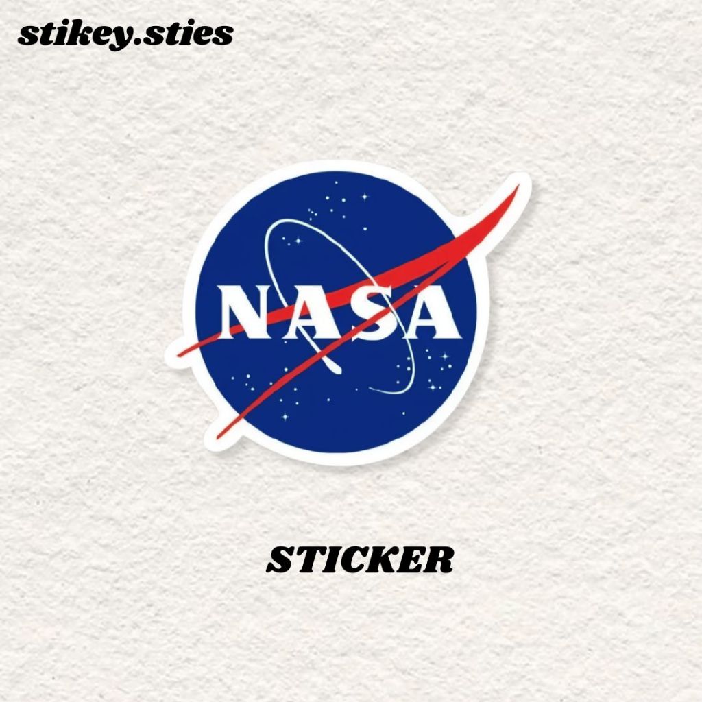 Jual STICKER NASA AESTHETIC ANTI AIR VINYL / STIKER BRAND HELM LAPTOP ...