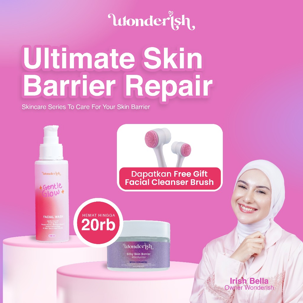 Jual PROMO Wonderish Ultimate Skin Barrier Repair I Gentle Glow Facial
