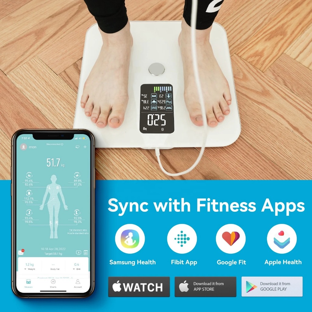 Jual ZOLA Timbangan Badan Digital Smart Body Scale BMI dan Body Fat ...