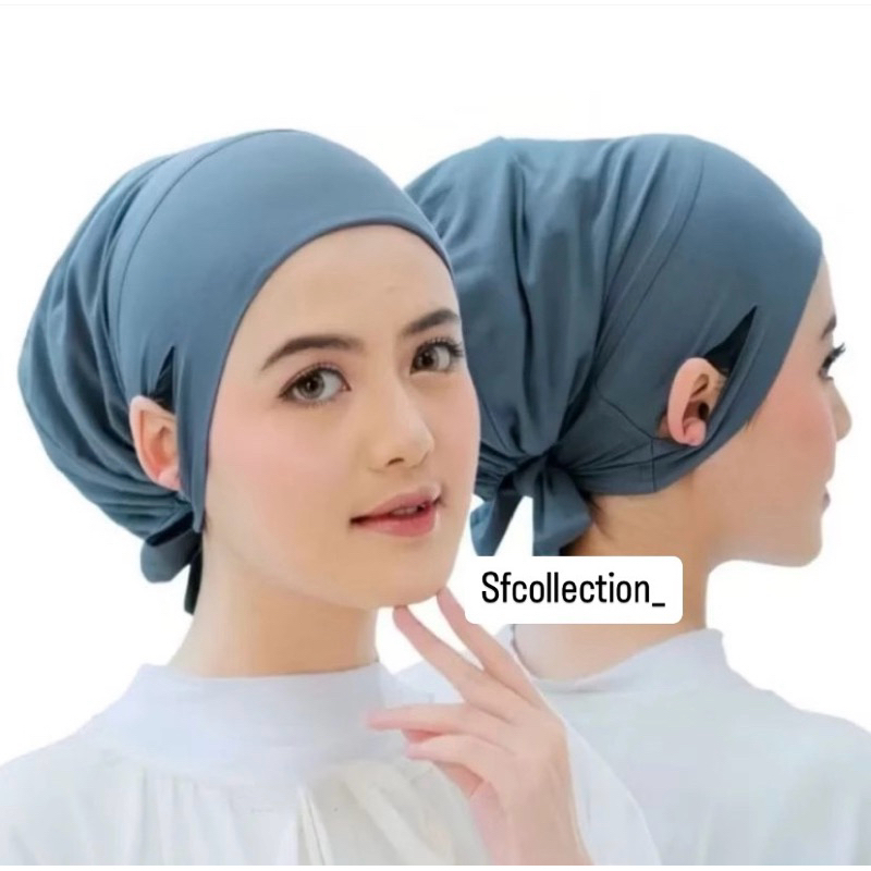 Jual Ciput Anti Slip Anti Budeg Bolong Di Kuping tali Matt Jersey Super ...